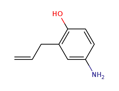Molecular Structure of 35736-25-5 (4-amino-2-(prop-2-en-1-yl)phenol)