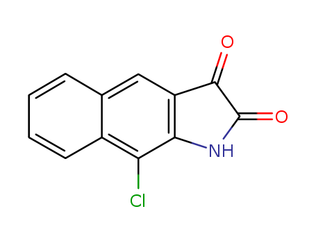 1H-Benz[f]indole-2,3-dione,9-chloro-