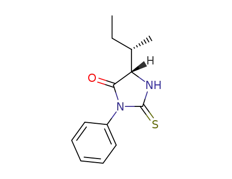 Molecular Structure of 29583-07-1 (PHENYLTHIOHYDANTOIN ISOLEUCINE))