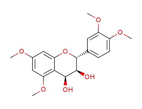 2H-1-Benzopyran-3,4-diol,
2-(3,4-dimethoxyphenyl)-3,4-dihydro-5,7-dimethoxy-