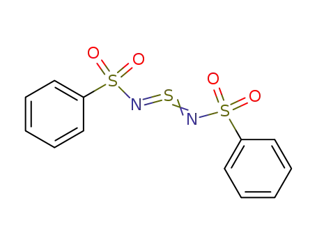 Molecular Structure of 667-20-9 (N,N'-bis(phenylsulfonyl)sulfur diimide)