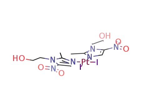 Pt(metronidazole)2I<sub>2</sub>