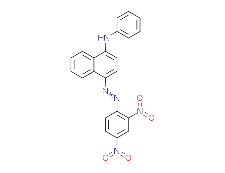 Molecular Structure of 79811-55-5 (4-[(2,4-dinitrophenyl)azo]-N-phenylnaphthalen-1-amine)