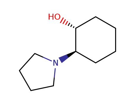 Molecular Structure of 69420-67-3 ((+/-)-trans-[2-(pyrrolidinyl)]cyclohexanol)