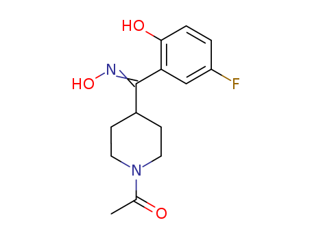(E)-1-Acetyl-a-(5-fluoro-2-hydroxyphenyl)-N-hydroxy-4-piperidinemethanimine