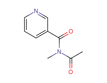 Molecular Structure of 114951-31-4 (N-acetyl-N-methylnicotinamide)