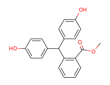Benzoic acid, 2-[bis(4-hydroxyphenyl)methyl]-, methyl ester
