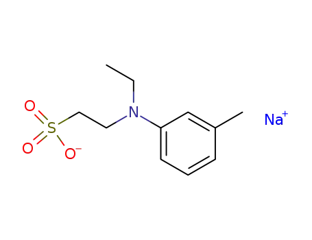Molecular Structure of 6923-65-5 (sodium 2-[ethyl(3-methylphenyl)amino]ethanesulphonate)