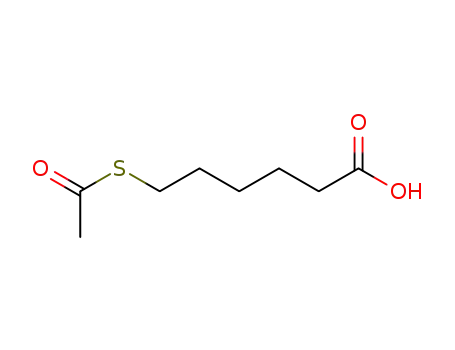Molecular Structure of 80441-57-2 (6-ACETYLTHIOHEXANOIC ACID  97)
