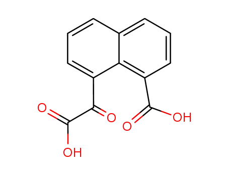 Molecular Structure of 861597-33-3 ((8-carboxy-[1]naphthyl)-glyoxylic acid)