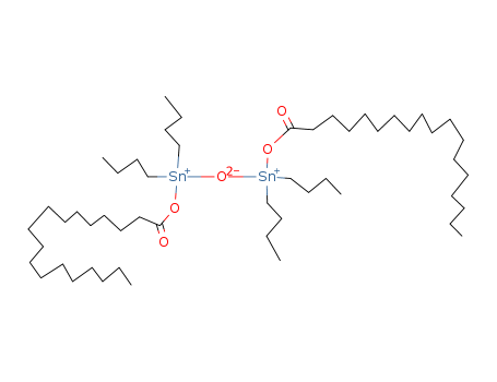 Octadecanoic acid,1,1'-(1,1,3,3-tetrabutyl-1,3-distannoxanediyl) ester