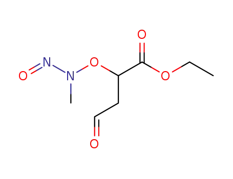 Butanoic acid, 2-[(methylnitrosoamino)oxy]-4-oxo-, ethyl ester