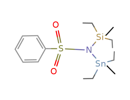 N-(triethylsilyl)-N-(triethylstannyl)benzenesulfonamide