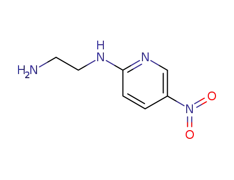 Molecular Structure of 29602-39-9 (2-(2-AMINOETHYLAMINO)-5-NITROPYRIDINE)