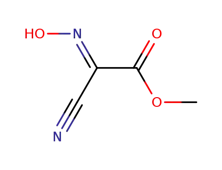 Molecular Structure of 127745-39-5 (CYANO-HYDROXYIMINO-ACETIC ACID METHYL ESTER)