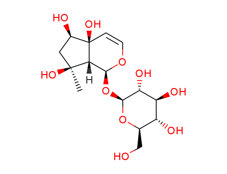 (1S,4aS,5R,7S)-7-Methyl-1-(((2S,3R,4S,5S,6R)-3,4,5-trihydroxy-6-(hydroxymethyl)tetrahydro-2H-pyran-2-yl)oxy)-5,6,7,7a-tetrahydrocyclopenta[c]pyran-4a,5,7(1H)-triol