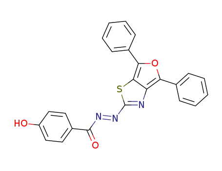 (E)-((4,6-diphenylfuro[3,4-d]thiazol-2-yl)diazenyl)(4-hydroxyphenyl)methanone