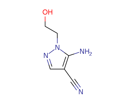 5-Amino-4-cyano-1-(2-hydroethyl)pyrazole 5346-53-2
