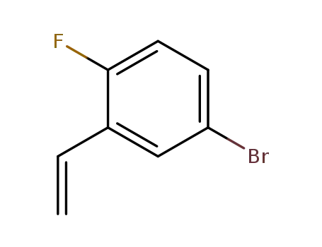 Molecular Structure of 221030-92-8 (4-Bromo-1-fluoro-2-vinyl-benzene)