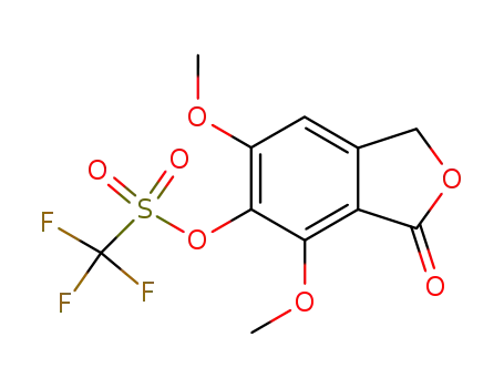 Methanesulfonic acid, trifluoro-,
1,3-dihydro-4,6-dimethoxy-3-oxo-5-isobenzofuranyl ester