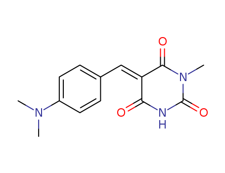 2,4,6(1H,3H,5H)-Pyrimidinetrione,5-[[4-(dimethylamino)phenyl]methylene]-1-methyl-