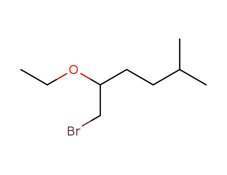 Molecular Structure of 98956-19-5 (hexane, 1-bromo-2-ethoxy-5-methyl-)