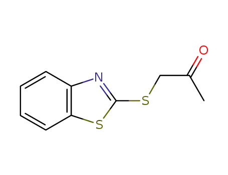 Molecular Structure of 23385-34-4 (2-Propanone,1-(2-benzothiazolylthio)-(8CI,9CI))