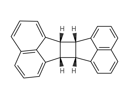 Molecular Structure of 15065-28-8 (Cyclobuta[1,2-a:3,4-a']diacenaphthylene,6b,6c,12b,12c-tetrahydro-, (6bR,6cS,12bR,12cS)-rel-)