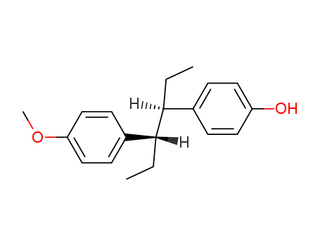 Phenol,4-[(1R,2S)-1-ethyl-2-(4-methoxyphenyl)butyl]-, rel- cas  13026-26-1
