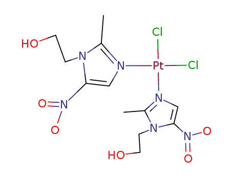 Platinum,dichlorobis(2-methyl-5-nitro-1H-imidazole-1-ethanol-kN3)-, (SP-4-2)-