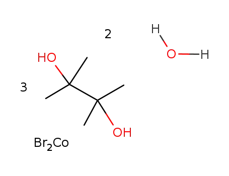 Molecular Structure of 6091-58-3 (2,3-DIMETHYL-2,3-BUTANEDIOL HEXAHYDRATE)