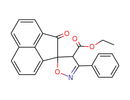 Ethyl 2-oxo-3'-phenylspiro[acenaphthylene-1(2H),5'(4'H)-isoxazole]-4'-carboxylate