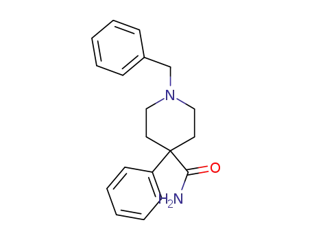 Molecular Structure of 84176-76-1 (1-benzyl-4-phenylpiperidine-4-carboxamide)