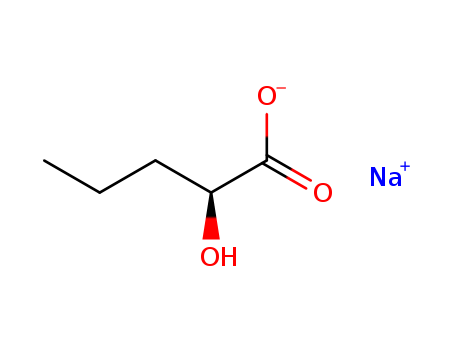 Pentanoic acid,2-hydroxy-, sodium salt (1:1)
