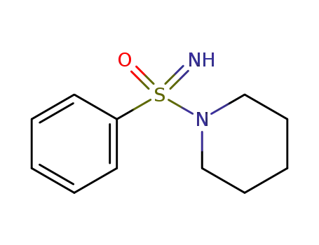 Molecular Structure of 1523523-71-8 (1-(S-phenylsulfonimidoyl)piperidine)