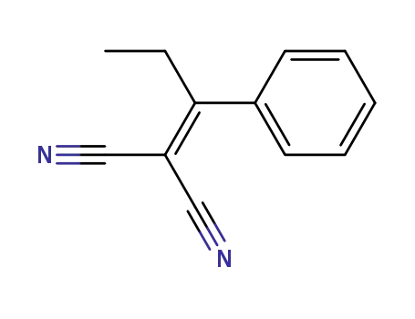 Malononitrile, (1-phenylpropylidene)-