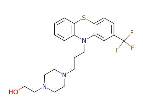 Molecular Structure of 69-23-8 (FLUPHENAZINE)