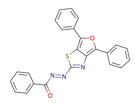 (E)-((4,6-diphenylfuro[3,4-d]thiazol-2-yl)diazenyl)(phenyl)methanone