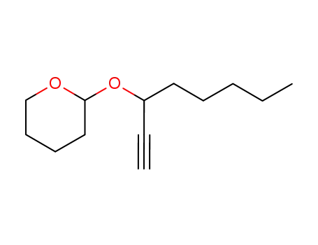 Molecular Structure of 834-16-2 (2H-Pyran, 2-[(1-ethynylhexyl)oxy]tetrahydro-)