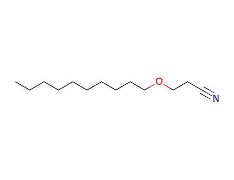 Molecular Structure of 16728-51-1 (3-(decyloxy)propiononitrile)