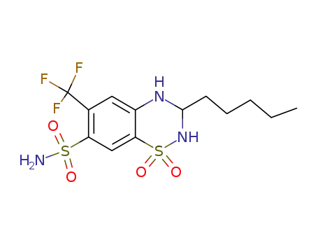 Molecular Structure of 96782-94-4 ((-)-Penflutizide)