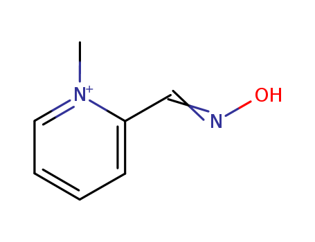 Pyridinium,2-[(hydroxyimino)methyl]-1-methyl-