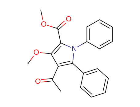 1H-Pyrrole-2-carboxylic acid, 4-acetyl-3-methoxy-1,5-diphenyl-, methyl
ester