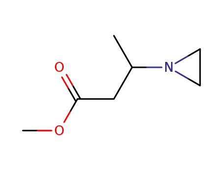 Molecular Structure of 4078-24-4 (Methyl beta-methylaziridine-1-propionate)