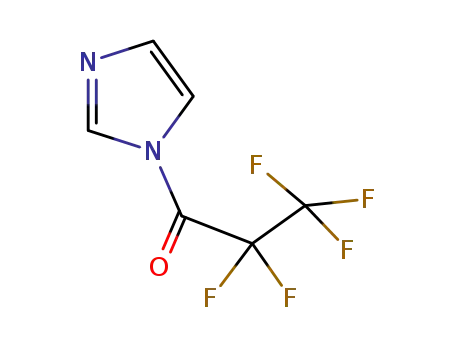 Molecular Structure of 71735-32-5 (1-(PENTAFLUOROPROPIONYL)IMIDAZOLE)