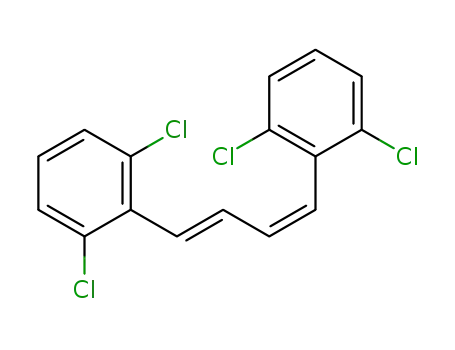 Benzene, 1,1'-(1,3-butadiene-1,4-diyl)bis[2,6-dichloro-, (E,E)-