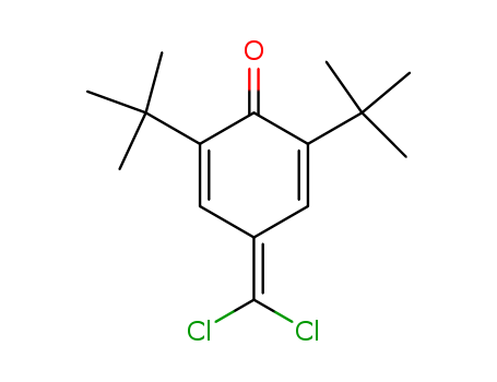 4-(dichloromethylidene)-2,6-ditert-butyl-cyclohexa-2,5-dien-1-one cas  34959-61-0