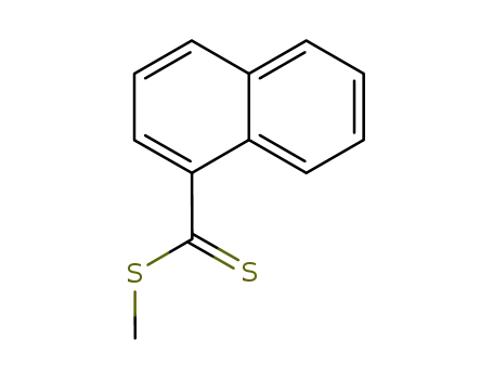 Molecular Structure of 5925-54-2 (1-Naphthalenecarbodithioic acid, methyl ester)