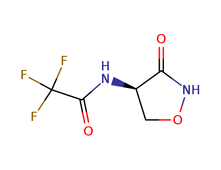 Acetamide, 2,2,2-trifluoro-N-(3-oxo-4-isoxazolidinyl)-, (R)- CAS No  144533-21-1