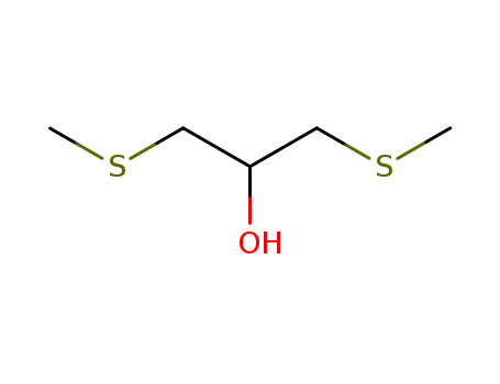 Molecular Structure of 31805-83-1 (1,3-BIS(METHYLTHIO)-2-PROPANOL)